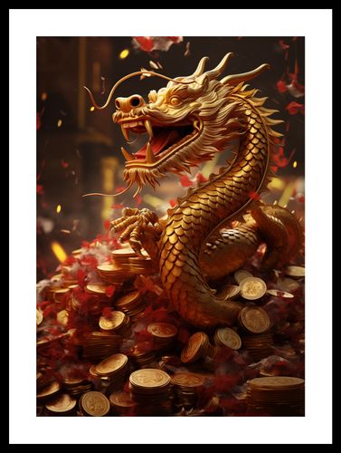 Plakat 29,7x42cm Smok Bogactwa na Arena.pl