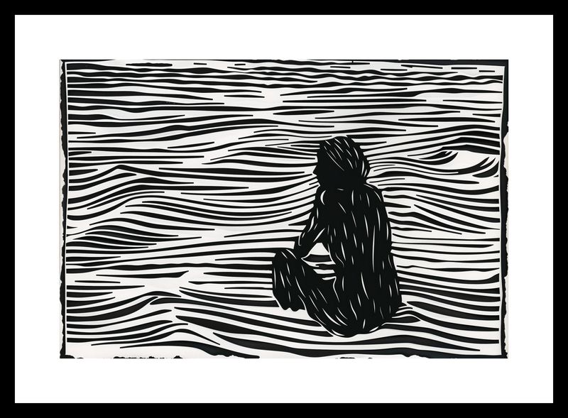 Plakat 30x20cm Złożone Fluidalne Linie zdjęcie 3
