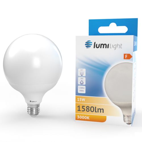 Żarówka LED G95 E27 15W ciepła barwa LL3326 LUMILIGHT na Arena.pl