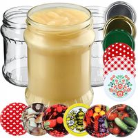 8x Słoik Szklany 500ml Na Przetwory Zakrętka fi82