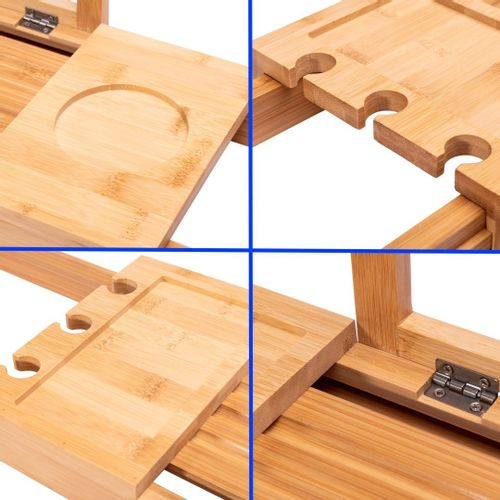 Półka na wannę DAFNE bambusowa na Arena.pl