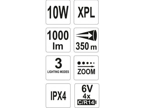 LATARKA 10W, 254X46MM YATO na Arena.pl