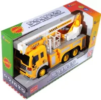 Pojazd budowlany, żółty