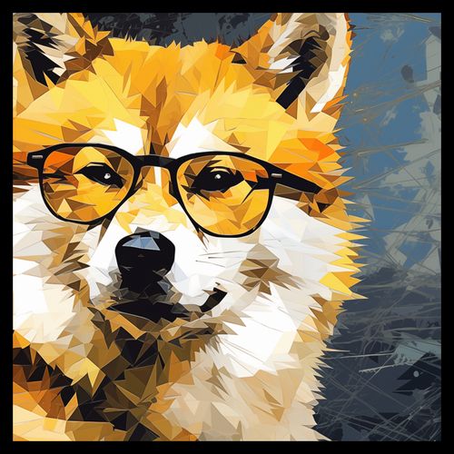 Plakat 50x50cm Intelektualny Psiak na Arena.pl