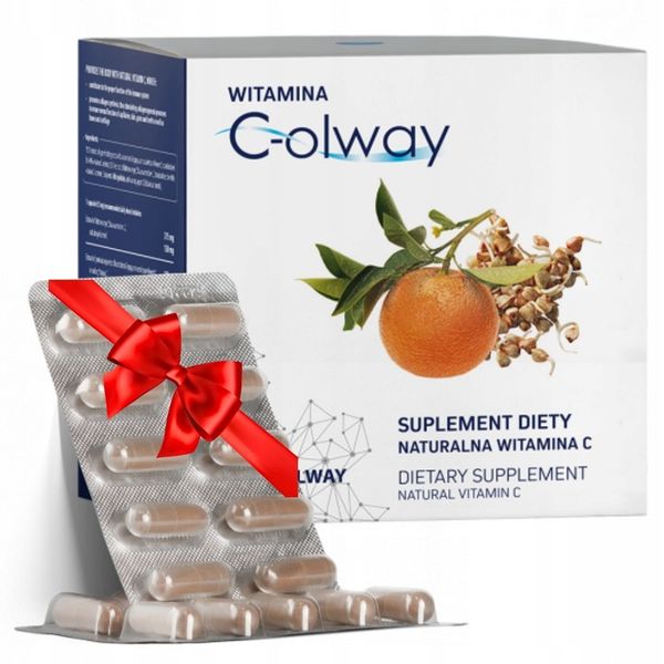 Witamina C C-olway COLWAY 100 kaps. + 20 kaps. GRATIS - Bioorganiczna zdjęcie 1
