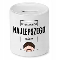 Skarbonka Dla Teścia Wszystkiego Najlepszego Z Nadrukiem Ze Zdjęciem