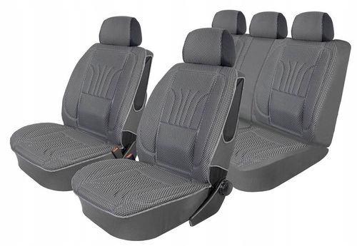 POKROWCE SAMOCHODOWE PROFILOWANE NA FOTELE GRUBE TŁOCZONE ANATOMICZNE na Arena.pl