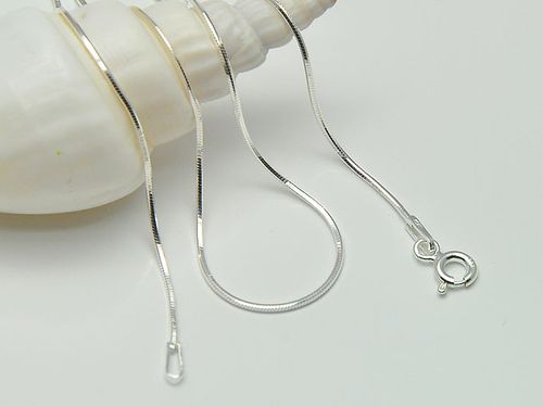 Srebrny Łańcuszek Srebro 925 Mocna Żmijka Żyłka Linka 45 cm Woreczek na Arena.pl