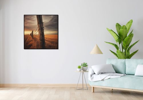 Plakat 80x80cm Zachód na Pograniczu na Arena.pl