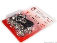 Oczka metalowe srebrne wew 5,5 mm / zew 10 mm (20szt)