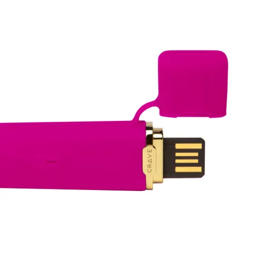 crave flex pink - silikonowy model o elastycznej końcowce, usb na Arena.pl