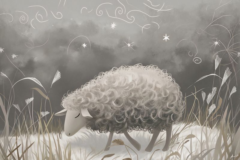 Plakat 60x40cm Bujna Owca zdjęcie 1