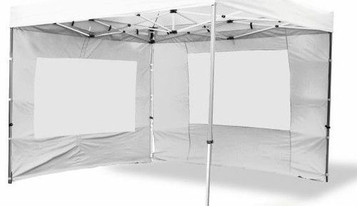 Komplet dwóch ścian do pawilonu PROFI - biały na Arena.pl