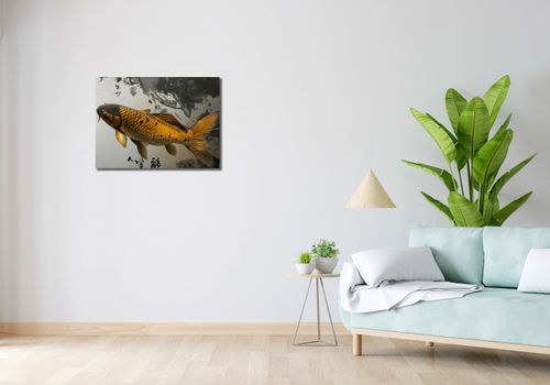 Obraz 70x50cm Spokojna Ryba Koi na Arena.pl