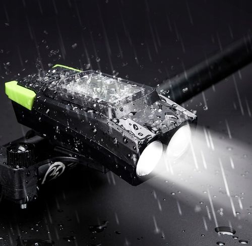 LAMPKA ROWEROWA LICZNIK BEZPRZEWODOWY KLAKSON 3w1 Zestaw na Arena.pl