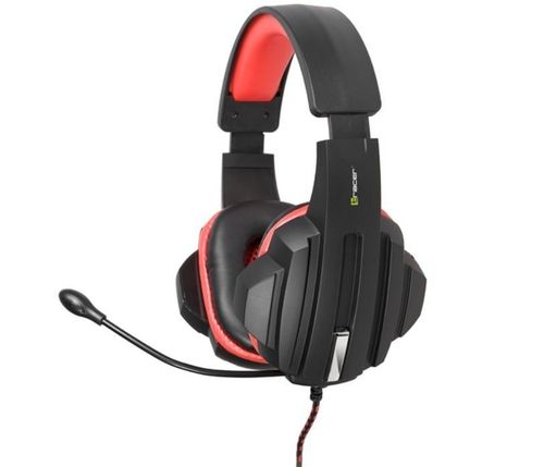 Słuchawki gaming EXPERT czerwone na Arena.pl