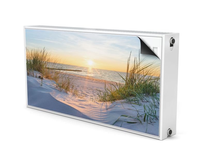 MASKOWNICA Magnetyczna Na Grzejnik KRAJOBRAZ Plaża Słońce 120cm x 60cm zdjęcie 2