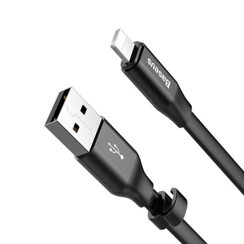 Kabel USB Micro Iphone 2w1 Baseus Portable 23cm 2A czarny na Arena.pl
