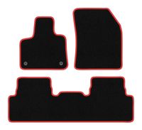 Dywaniki welurowe CARLUX-RED do Citroen C5 Aircross 2019- czarne