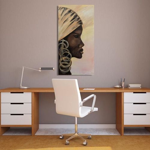 Obraz na płótnie - Canvas, Profil kobiety 60x150 na Arena.pl