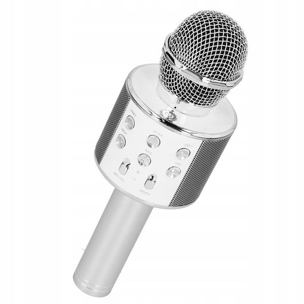MIKROFON KARAOKE GLOSNIK Z MIKROFONEM BEZPRZEWODOWY BLUETOOTH NAGRYWANIE zdjęcie 11