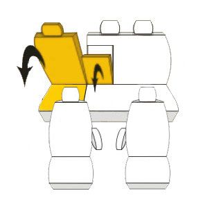 Pokrowce MIAROWE do Kia Venga 2009-2017r. P1 zdjęcie 3