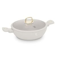 płaski garnek tytanowy z pokrywą 30cm berlinger haus bh-8069 sahara