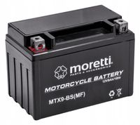Moretti MTX9-BS YTX9-BS Akumulator Motocyklowy Żelowy AGM 12V 8AH 120A