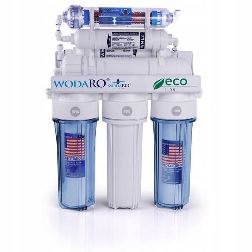 Filtr Wody RO7 WODARO ECO Odwrócona Osmoza Jonizator 75GPD Filtr Pod Zlew na Arena.pl