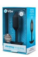 korek analny vibrating snug plug 2 black b-vibe