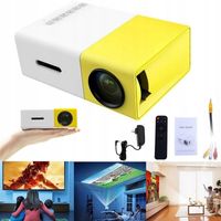 PRZENOŚNY MINI RZUTNIK PROJEKTOR LED FULL HD DO TELEFONU LAPTOPA TABLETA