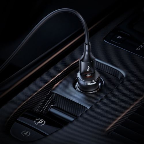 MCDODO MOCNA SZYBKA ŁADOWARKA SAMOCHODOWA DO TELEFONU 2X USB USB-C 33W LED na Arena.pl