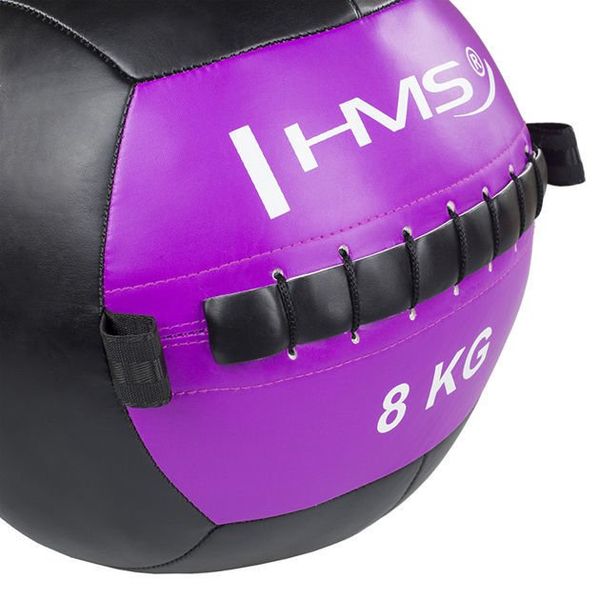 Piłka do ćwiczeń Wall Ball 8 kg HMS zdjęcie 3