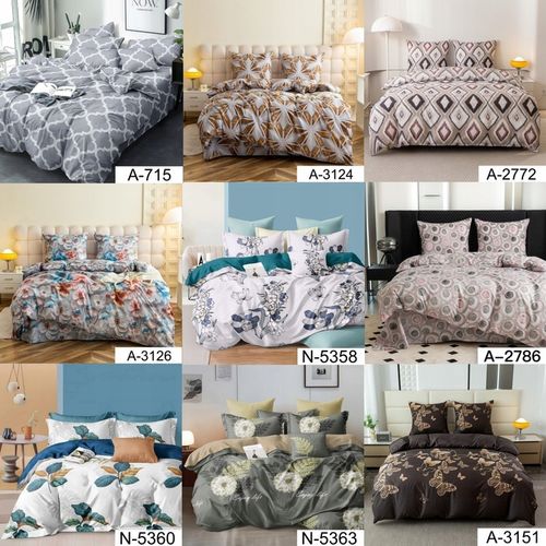 ZESTAW DWUSTRONNA POŚCIEL BAWEŁNA 200X220 + POSZEWKI KOMPLET NA ZAMEK WZORY na Arena.pl