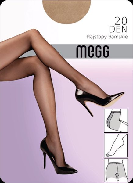 Rajstopy Damskie 20 den Lycra Szary 5 zdjęcie 1