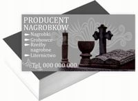 Wizytówki firmowe Foliowane 1000szt dużo wzorów PRODUCENT NAGROBKÓW