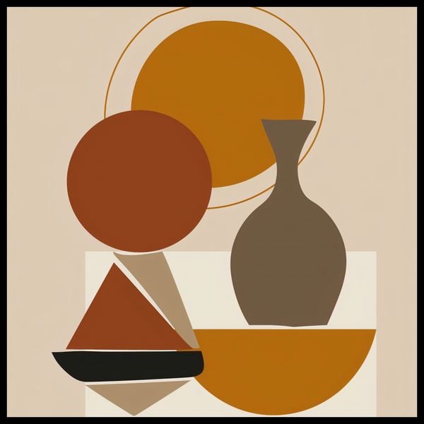 Plakat 60x60cm Geometryczna Utrata zdjęcie 2