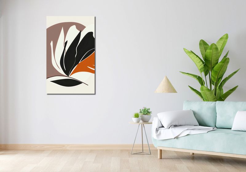 Obraz 60x100cm Elegancja Roślinna zdjęcie 2