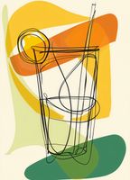 Plakat 13x18cm Koktajl Artystyczny