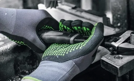 STALCO RĘKAWICE NITRILE FLEX DOTS rozm. 8 / 12PAR zdjęcie 6