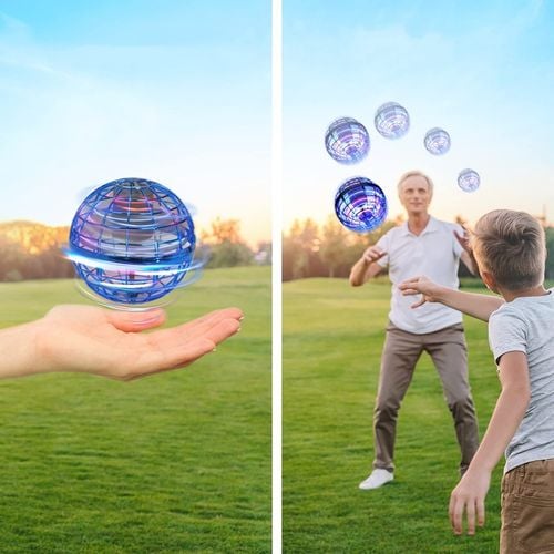 LATAJĄCA PIŁKA LATAJĄCA BOOMERANG SPINNER KULA STEROWANY RĘKĄ LED na Arena.pl