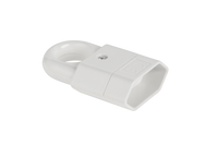 URZ3015 Gniazdo plaskie z uchwytem biale GP2C
