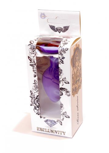 plug jewellery purple silicon plug medium  red diamond na Arena.pl