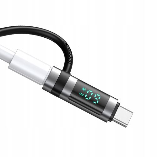 mcdodo adapter przejściówka usb-c usb typ c do lightning iphone 60w miernik na Arena.pl