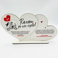 stojak dwa serca dd kolor rower- razem przez życie 3305-rr
