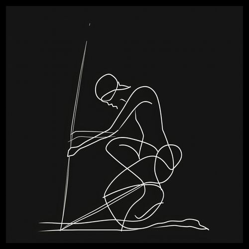 Plakat 40x40cm Linia na Arena.pl