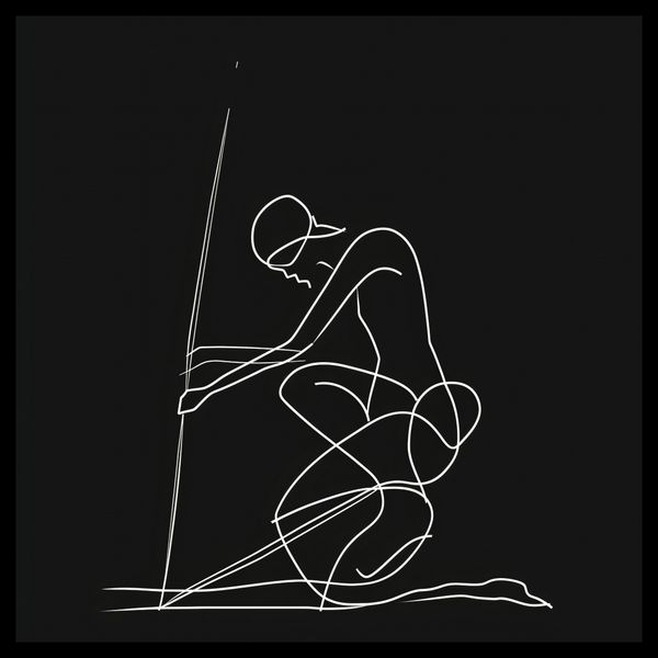 Plakat 40x40cm Linia zdjęcie 2