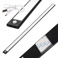 Lampa Listwa Oświetleniowa podszafkowa LED CZUJNIK RUCH MAGNES 60cm