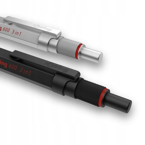 Multipen Rotring 600 3w1 Czarny/Czerwony/Ołówek na Arena.pl