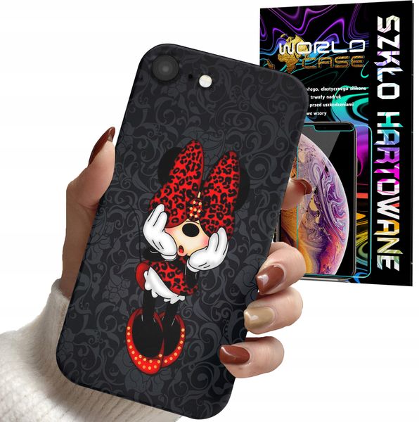 ETUI CASE DO IPHONE 6 PLUS - MYSZKA MINNIE MICKEY MINI + SZKŁO zdjęcie 1